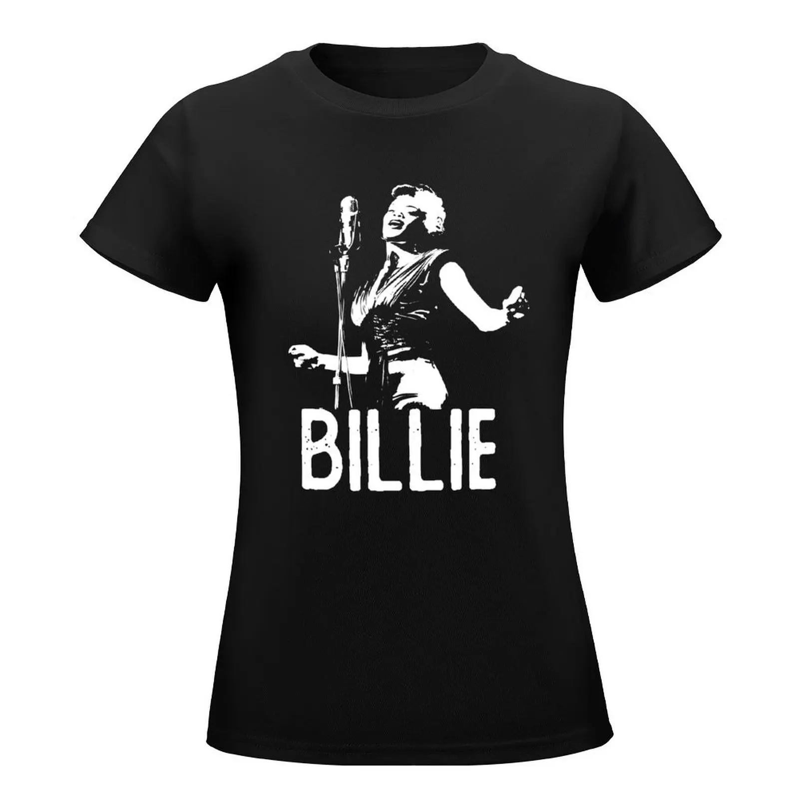 Billie Holiday T-Shirt Female clothing kawaii clothes animal print shirt for girls womans clothing