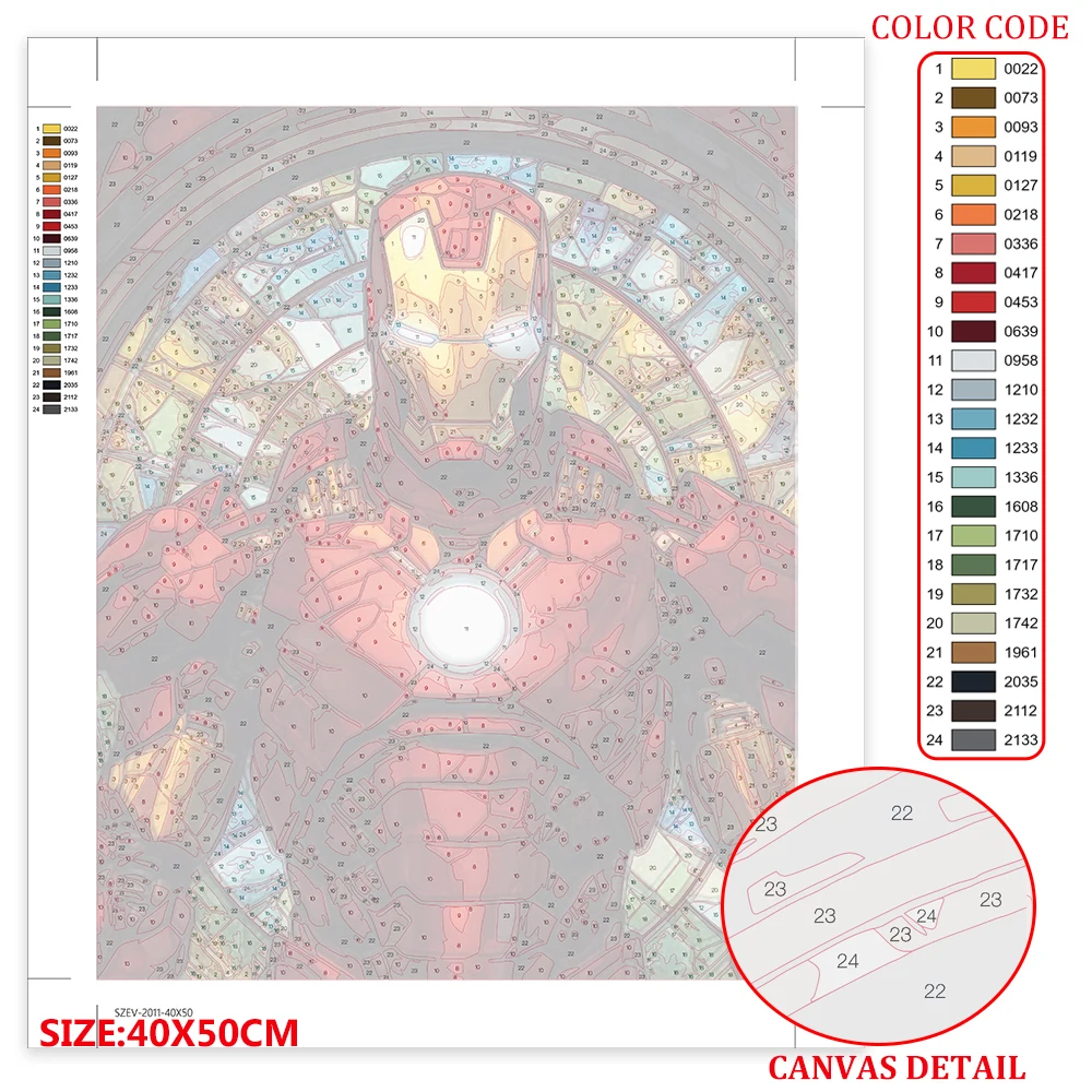 Disney Spider Man Coloring By Numbers Superhero Paint Kit For Adults Iron Man Oil Painting Batman Wall Decor