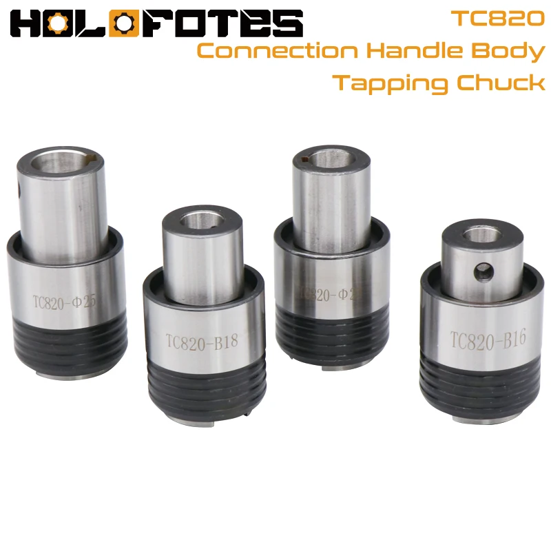 Conexão do Mandril de Rosca-suporte da Haste Tc820 B18 Interface Tc820 B16 B18 Furo do Cone Tc820 D20 D25 Furo Reto Furadeira Cnc 31 mm