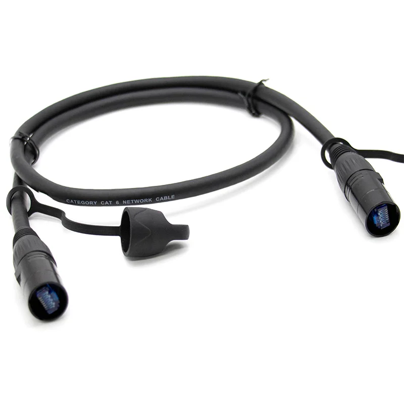 

Compatible CAT6 Signal Ethercon Extension Cable Flexible RJ45 STP Shielded Ethernet Patch Cable 1m 2m 3m 5m 10m 15m 20m