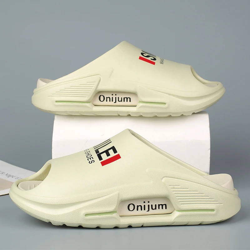 

YRZL Summer Slippers Mens Slides Comfortable Soft Sandals for Men Women Indoor Outdoor Anti-Slip Lightweight Beach Casual Shoes