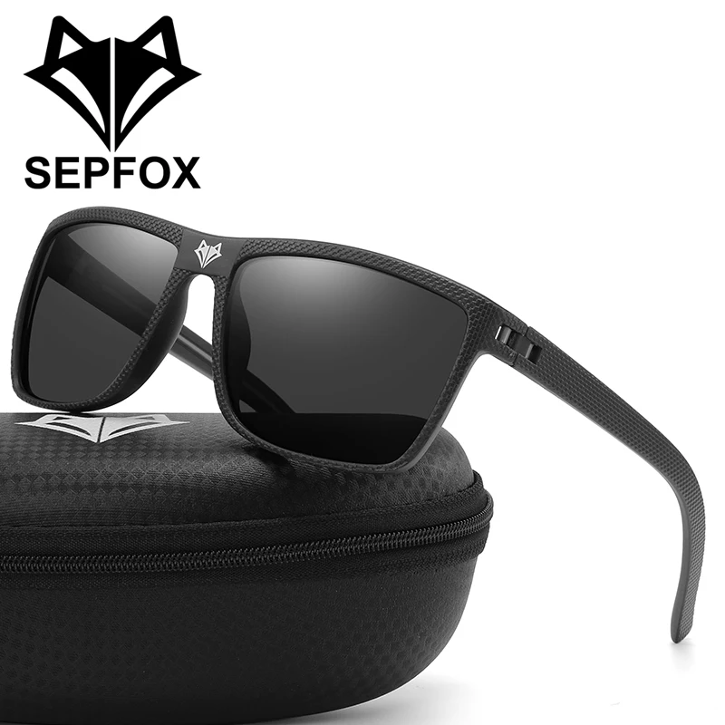 SEPFOX Men Polarized Sunglasses For Fishing Cycling Hiking Baseball Sports Glasses For Outdoors UV400 Eyewear With Package