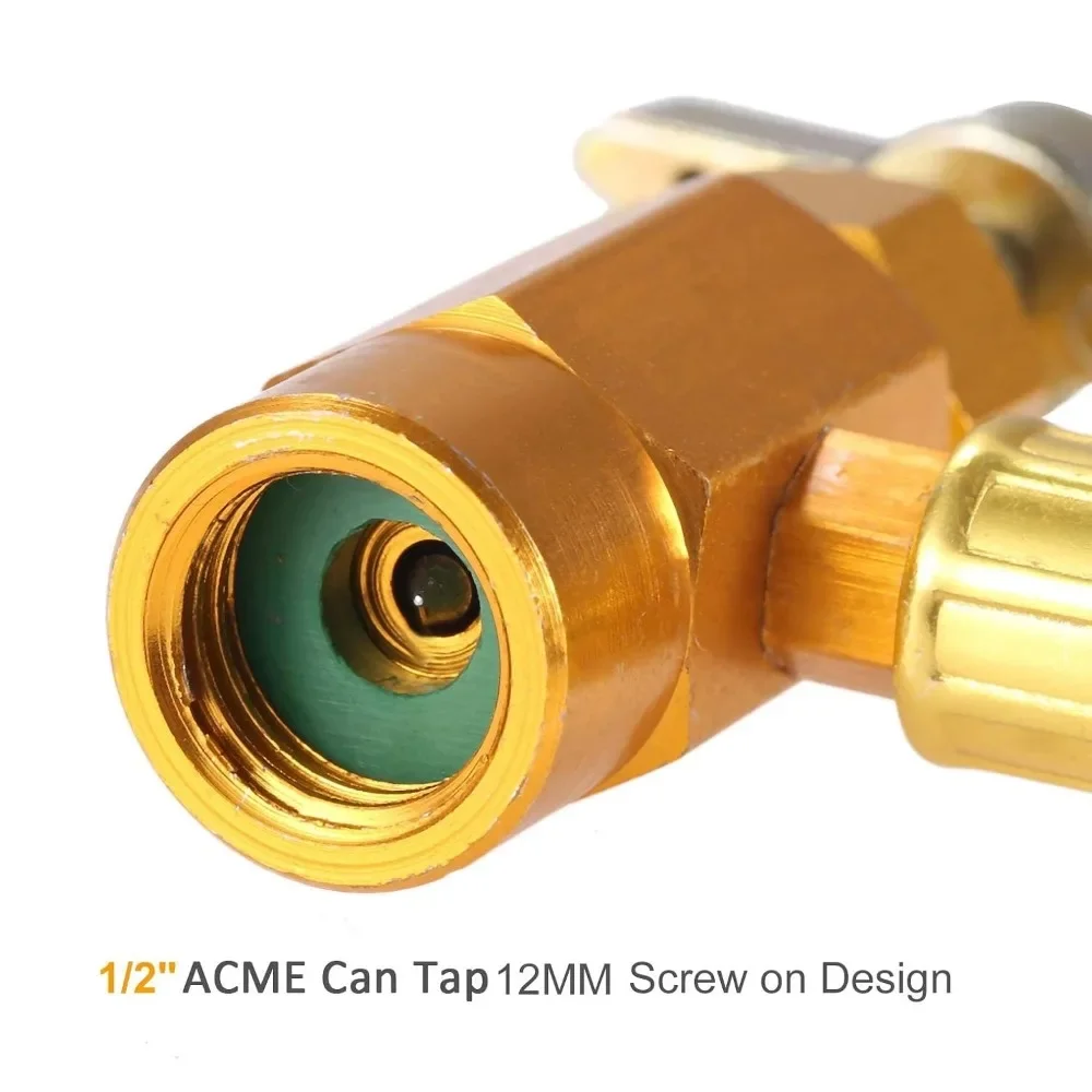 R134A Recharge Measuring Hose Can Tap Gauge Refrigerant Charging Pipe Adapter Air conditioning Car accessories