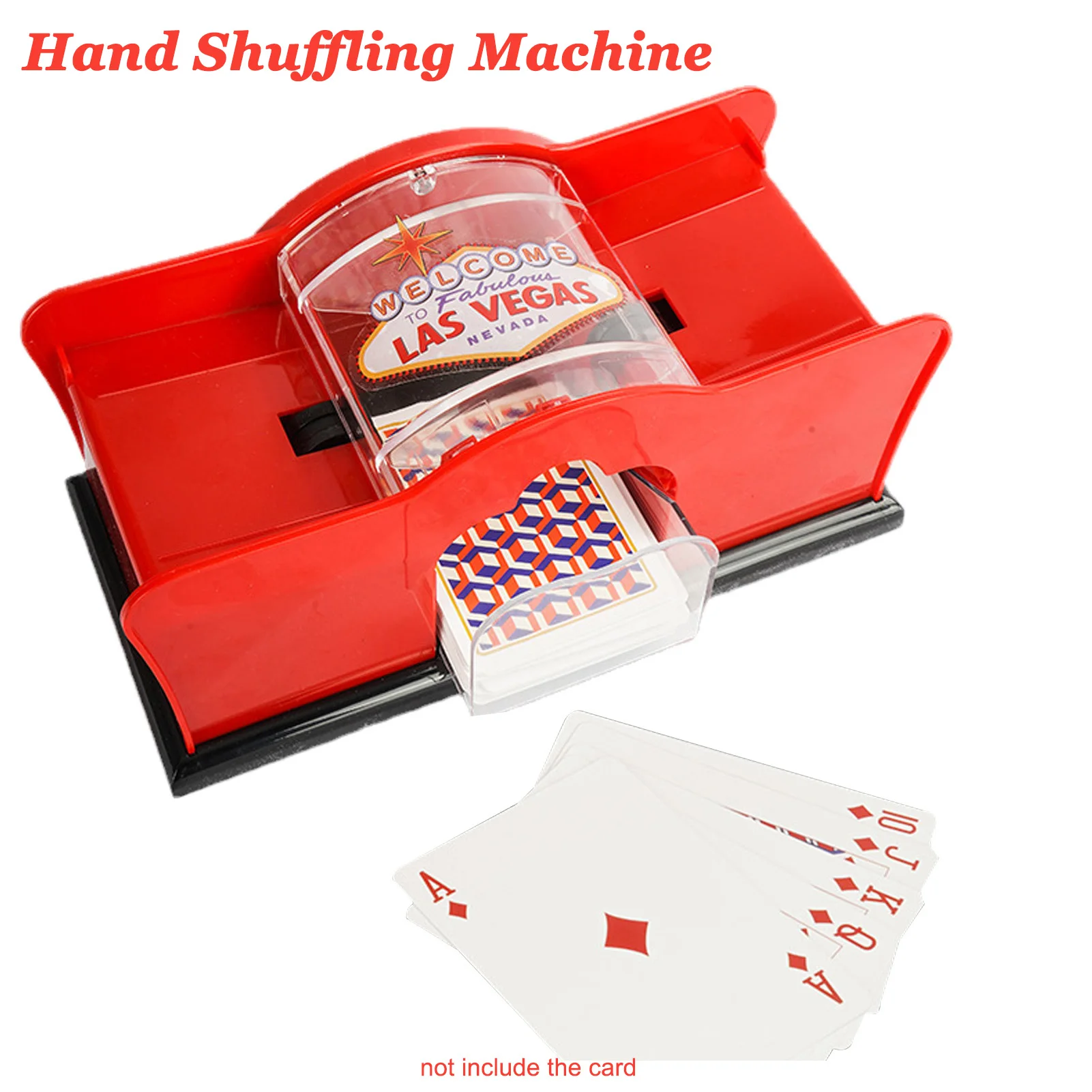 Kaart Shuffler Nieuwe Handmatige Poker Shuffle Machine Voor Kaarten 2 Dekken Van Kaarthouder Gemakkelijk Hand Aangezwengeld Systeem Casino Card Shuffler