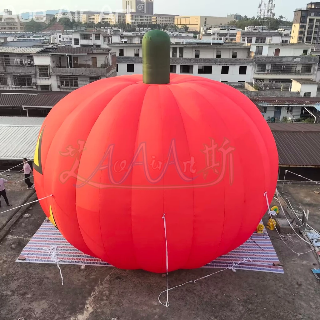 Palloncino gonfiabile modello zucca gonfiabile gigante di nuovo design per la decorazione di Halloween