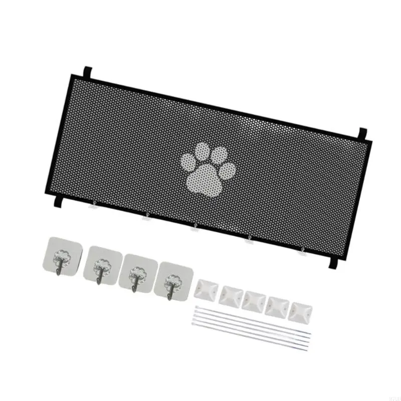 97qd 홈 여행을위한 Pet Gate Folded Dog Barriers 휴대용 베이비 게이트.