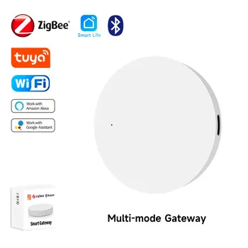 Tuya Zigbee Bluetooth Gateway Wireless Ble-Mesh Hub Smart Home Bridge Smart Life App Remote Control Work with Alexa Google
