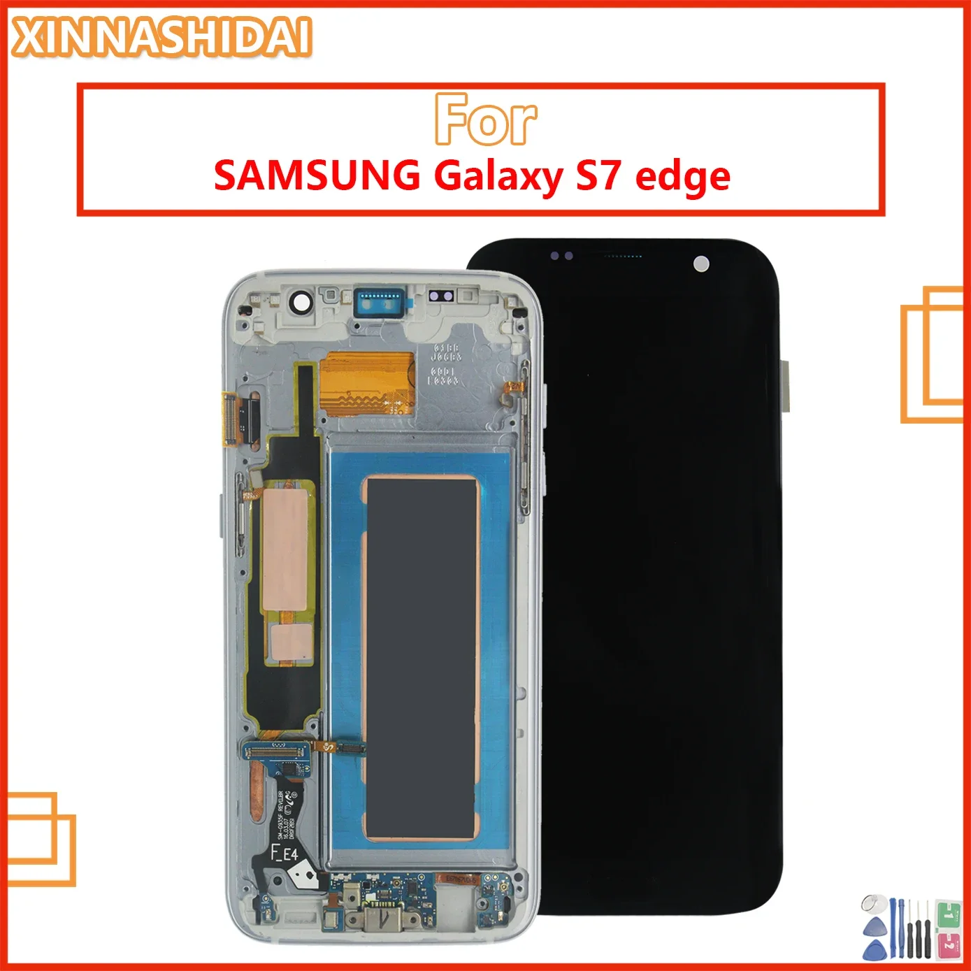 5.5'' OLED LCD Display For Samsung Galaxy S7 Edge G935F SM-G935FD LCD Display Touch Screen Digitizer Assembly Replacement