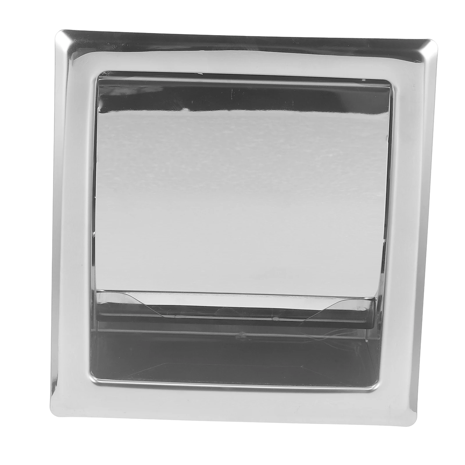 

Stainless Steel Toilet Paper Holder Wall Mounted Tissue Roll Dispenser Bathroom Kitchen Elegant Space Saving Toilet Roll Holder