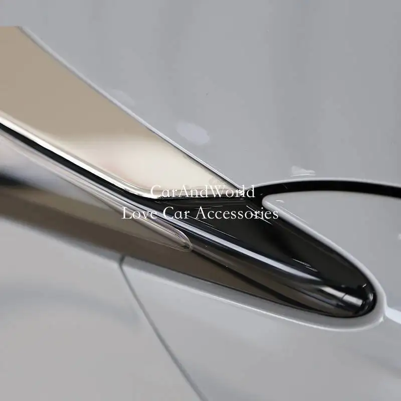 الفولاذ المقاوم للصدأ المصابيح الأمامية الحاجب رئيس إطار المصابيح قطاع الزخارف غطاء اكسسوارات السيارات الزخرفية لوحدة Changan UNI-T 2020-2025