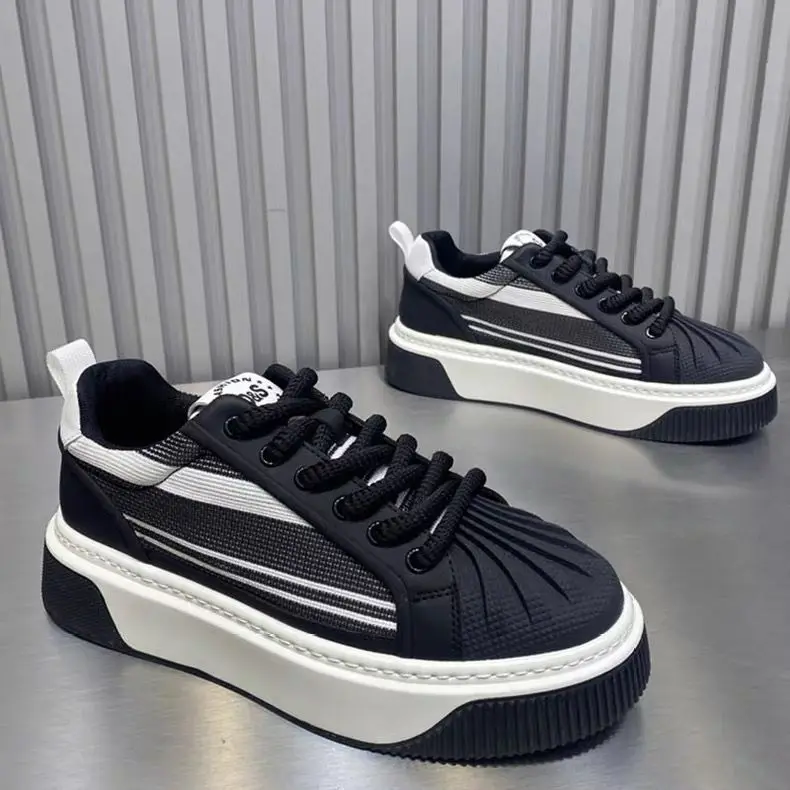 Zapatos Con Punta A Rayas De Diseño Moderno Para Hombre, Zapatos Planos Suaves Y Ligeros, Zapatillas De Skate, Retro 2025_voghion.com