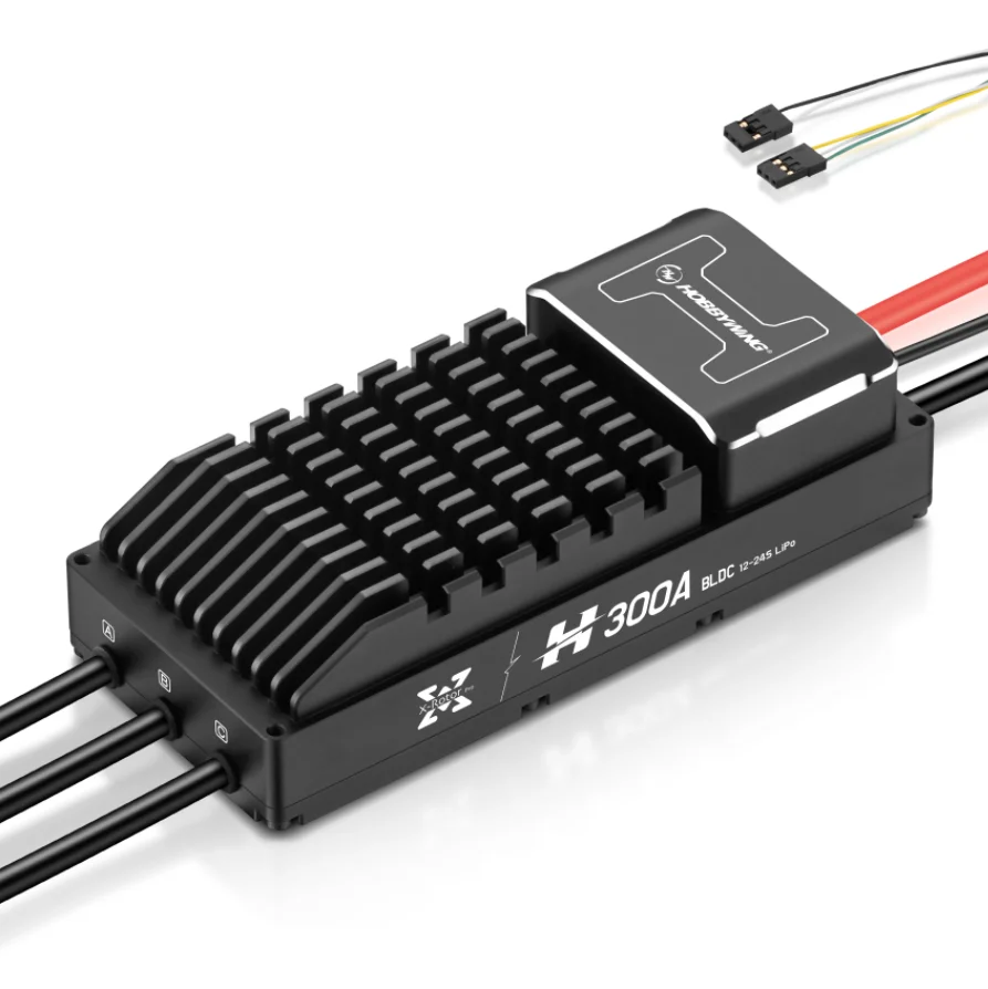 High-reliability drone ESC 12-24S BLDC | FOC 300 Amps 24S 300A High Voltage Powerful ESC for Heavy Duty Big Drone Vtol UAVs