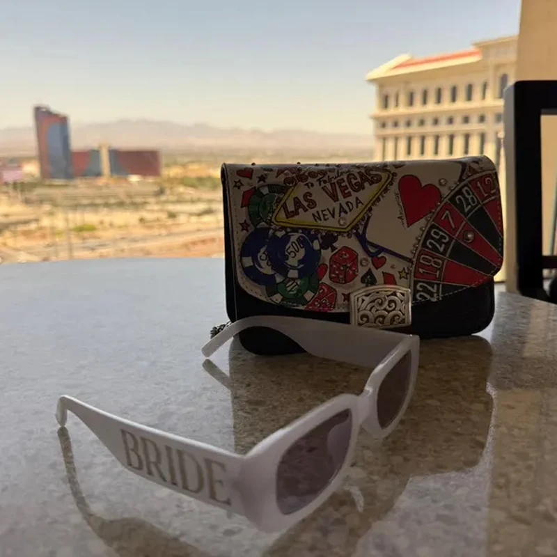 

Bride White Square Sunglasses Bachelorette Party Sunnies Engagement Gift Bridal Shower Accessory Wedding Beach Party Decoration