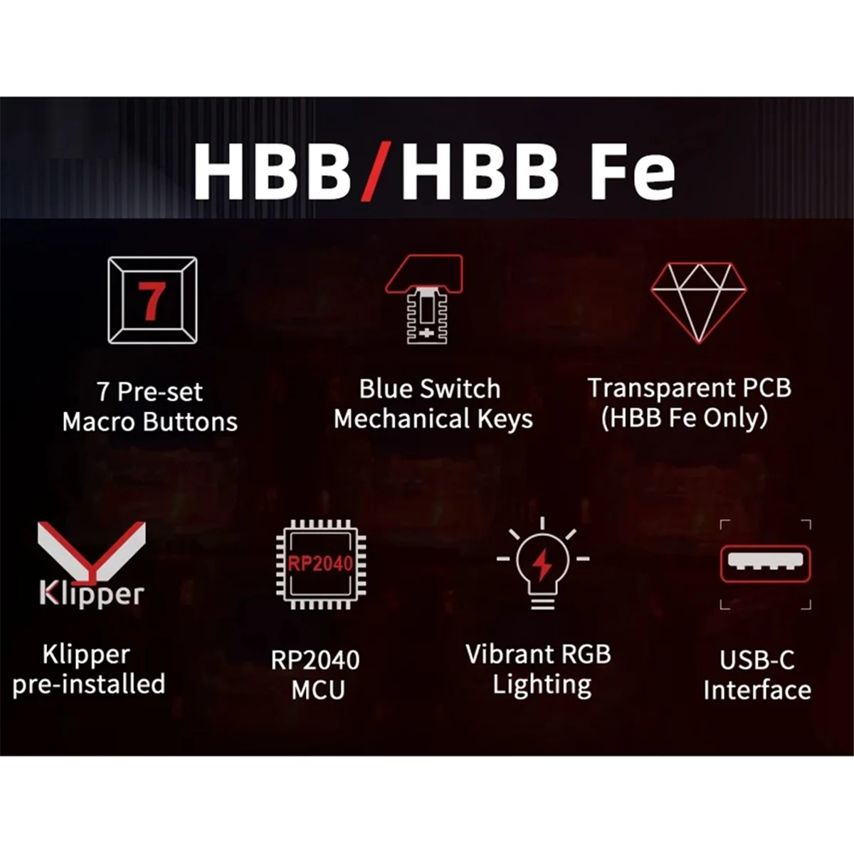 

Эффективная плата BIGTREETECH HBB V1.0 для клавиатуры управления Klipper