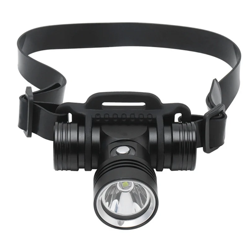 

Waterproof Headlamp with Dual-Mode (Land/Water) for Beachcombing and Fishing, Featuring Battery Level Indicator and Head-Worn