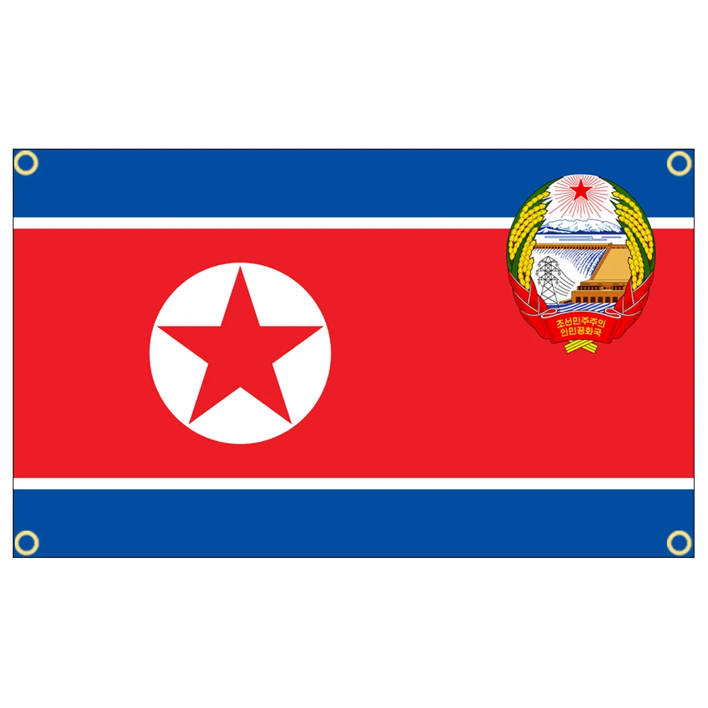 3x5 Ft North Korea Flag Vivid Color and Fade proof DPRK Flags Polyester with Brass Grommets 3 X 5 Ft - view 5