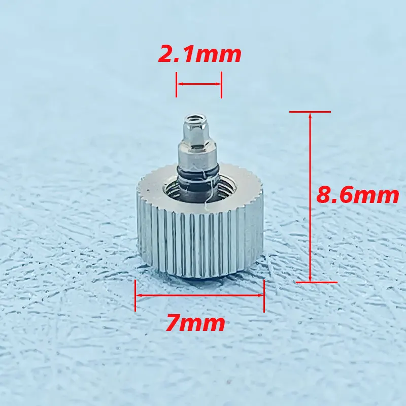 SKX 007 watch case crown replacement parts suitable for H35 NH36 4R35 4R36 7S26 SKX007 movement handle - view 6