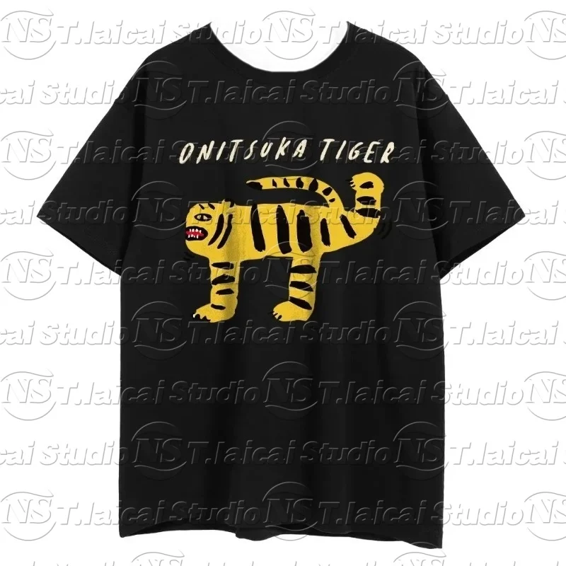 تي شيرت نسائي لطيف على شكل رسوم كرتونية Harajuku مطبوع عليه متعة كبيرة الحجم Y2K تي شيرت برسومات عصرية لملابس غير رسمية #1