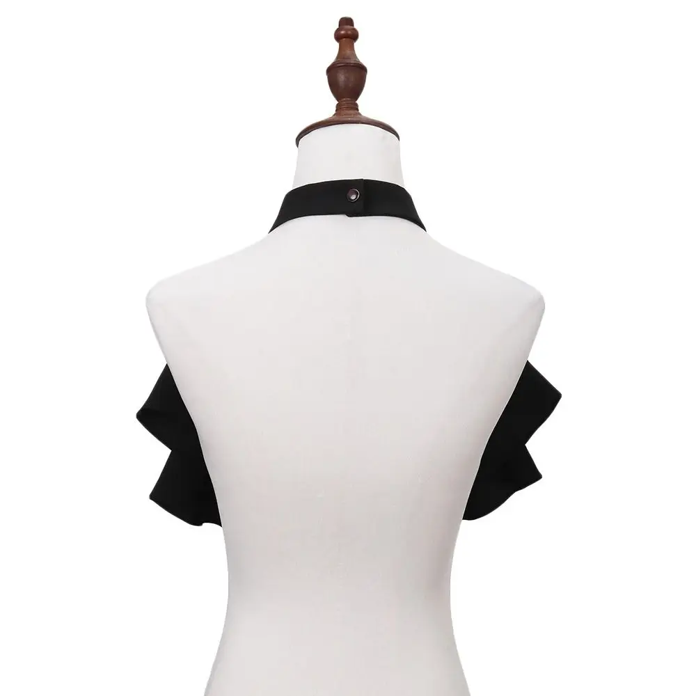 

Модный цветочный искусственный воротник в стиле ретро, нарукавник, декоративная шея, цветок, съемный воротник-жабо, кружевной воротник, косплей