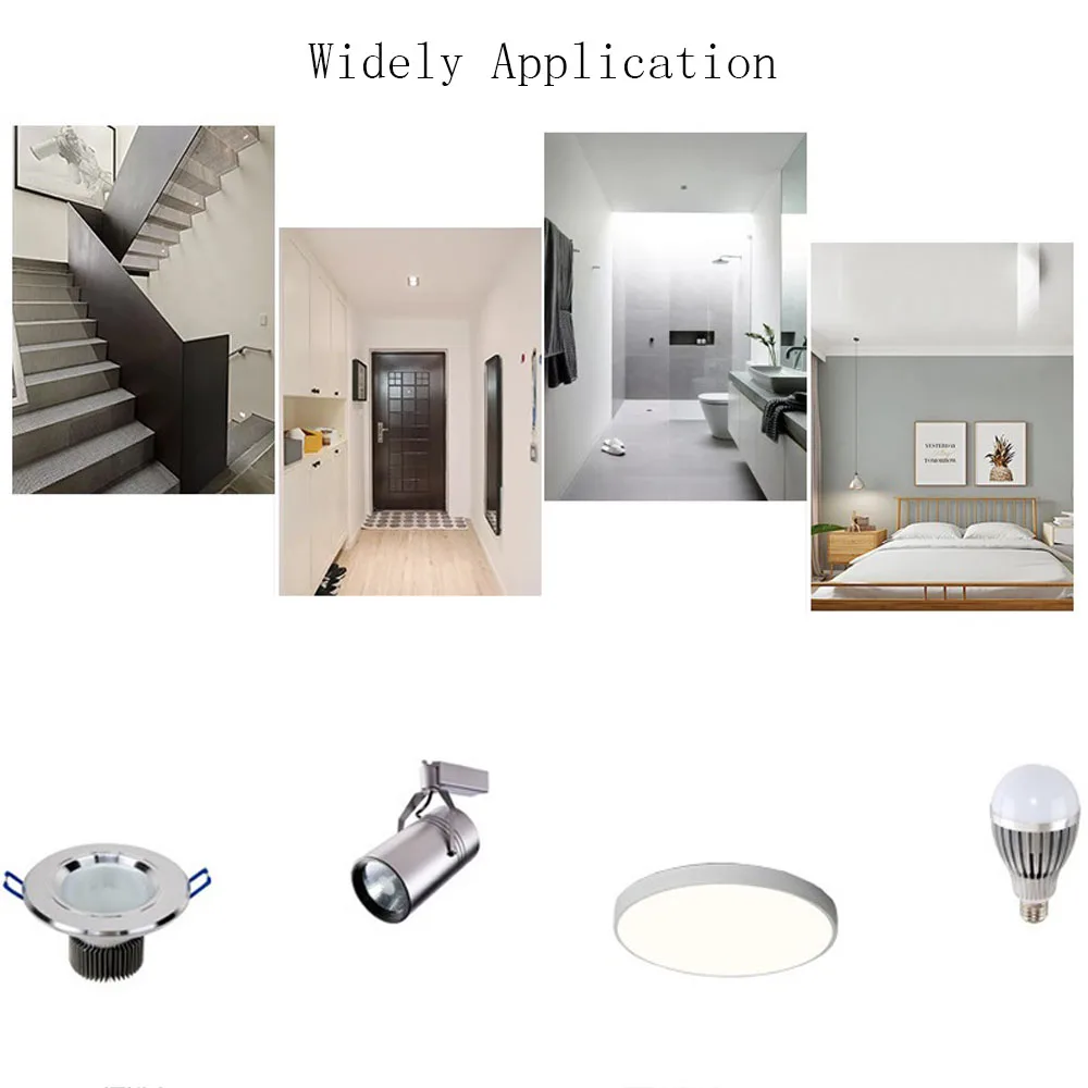 5.8 جيجا هرتز الميكروويف رادار مفتاح مستشعر التيار المتناوب 220 فولت الوقت قابل للتعديل كاشف حركة الجسم تأخير التتابع التبديل مصباح ليد الاستشعار #5