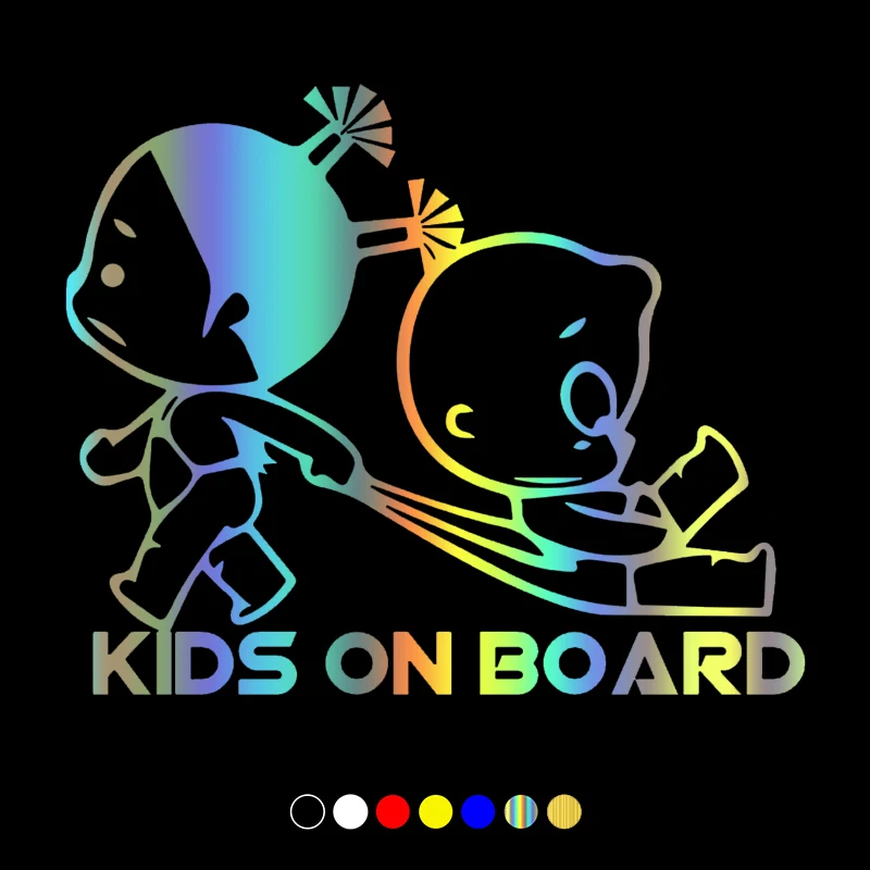 

Kids on Board Car Sticker Vinyl Decal Waterproof Stickers on Car Truck Bumper Rear Window No Background Car External Accessories
