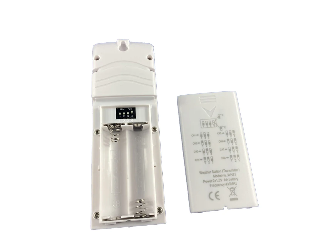 Misol/ WH31 Multiple Channel Sensor for Wireless Weather Station, 433Mhz Temperature, Humidity Sensor