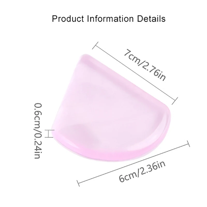 1 Stuks Driehoek Zachte Siliconen Gel Poederdons Spons Voor Cosmetische Gezicht Foundation BB Cream Geen Poeder Eten Poeder Makeup Tools