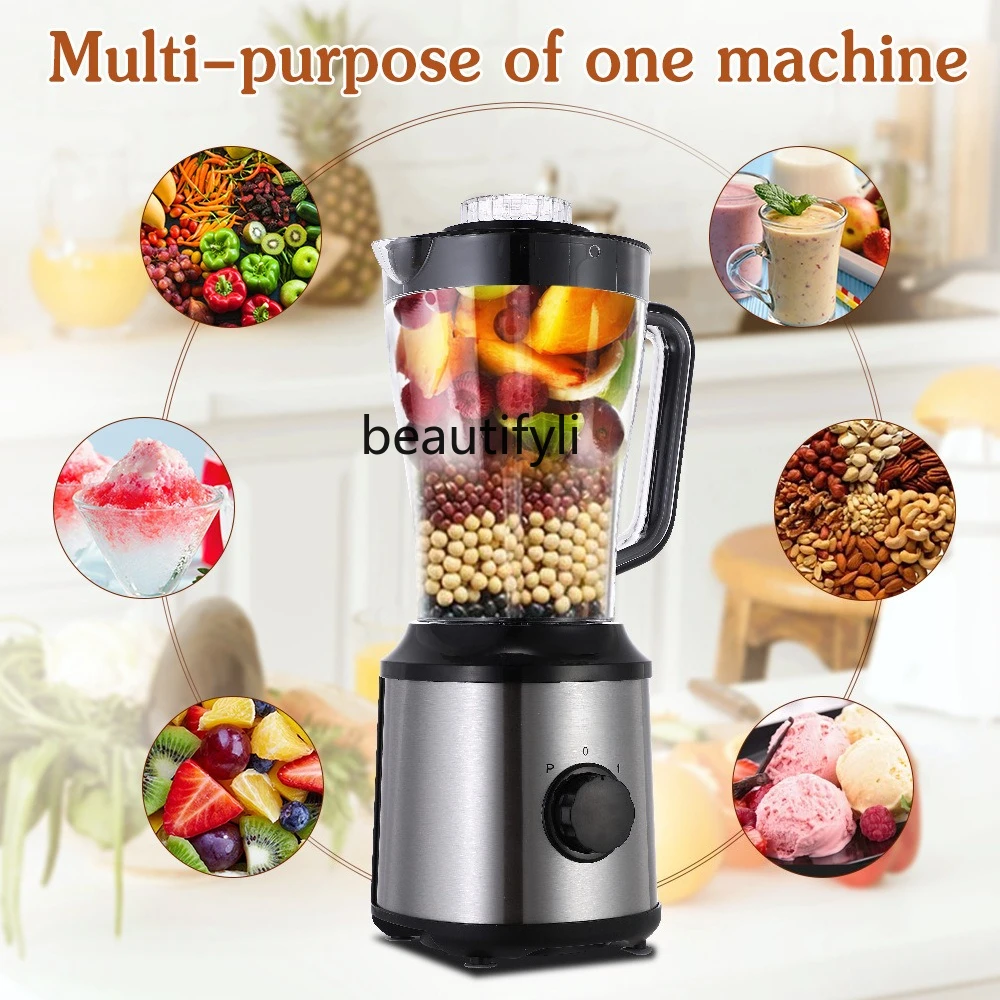 Drop-resistant household juice grinder mixing three-in-one juicer