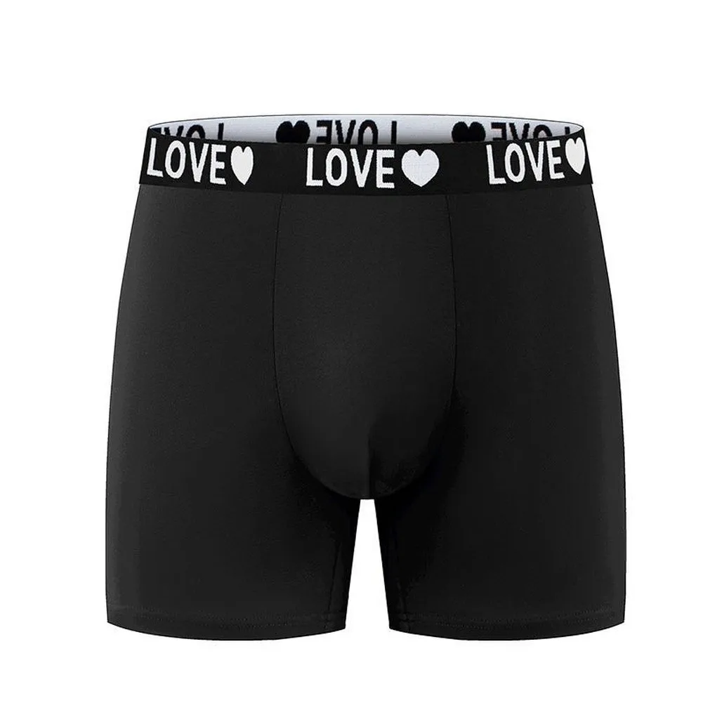 1pc Mens U Bulge Pouch Boxer Sports Fitness Soft Breathable Underwear Daily Panties Mid Waist Long Leg Trunks Running Shorts