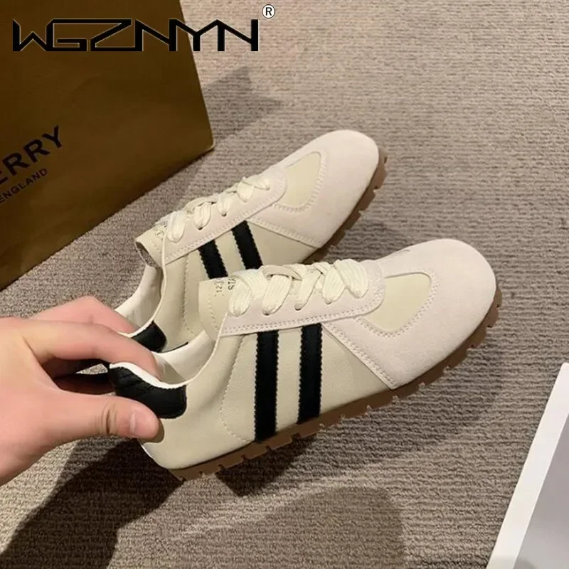 2024 New Spring And Autumned Thick-soled Lightweight Sneakers For Women All-match  Popular Retro Sport Leisure Shoes Hot Sale view 6