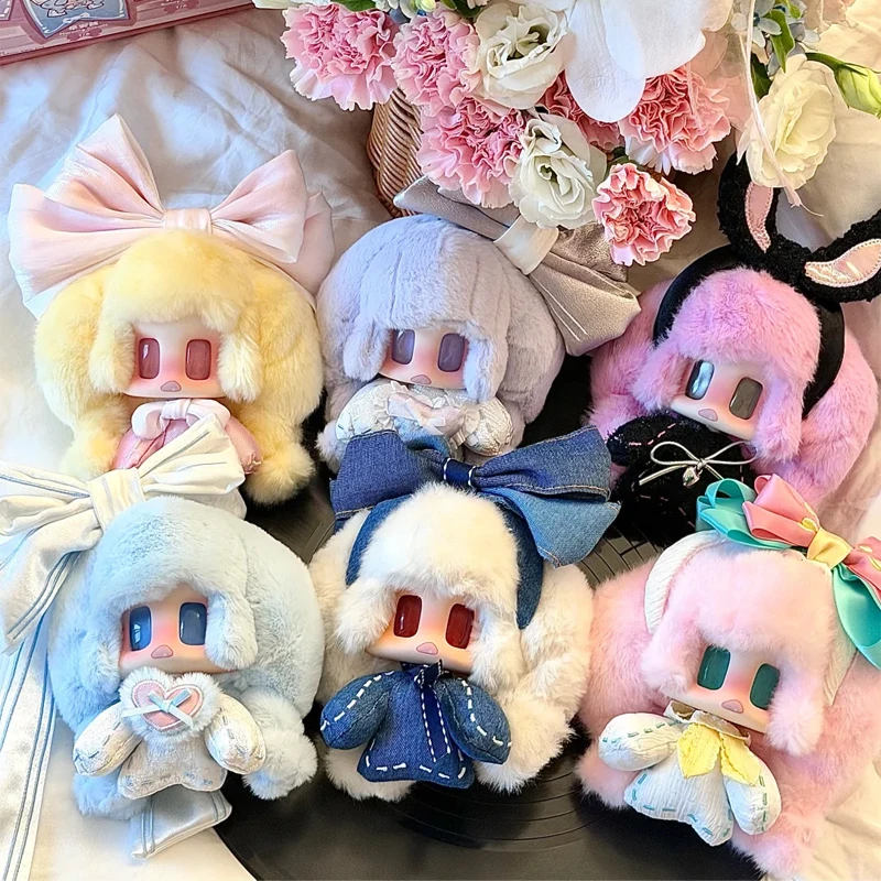

Mooroo Meng Blind Box Mooroo Meng Bow Diary Series Blind Doll Cute Plush Mystery Box Anime Figure Bag Pendant Keychain Gift Toy
