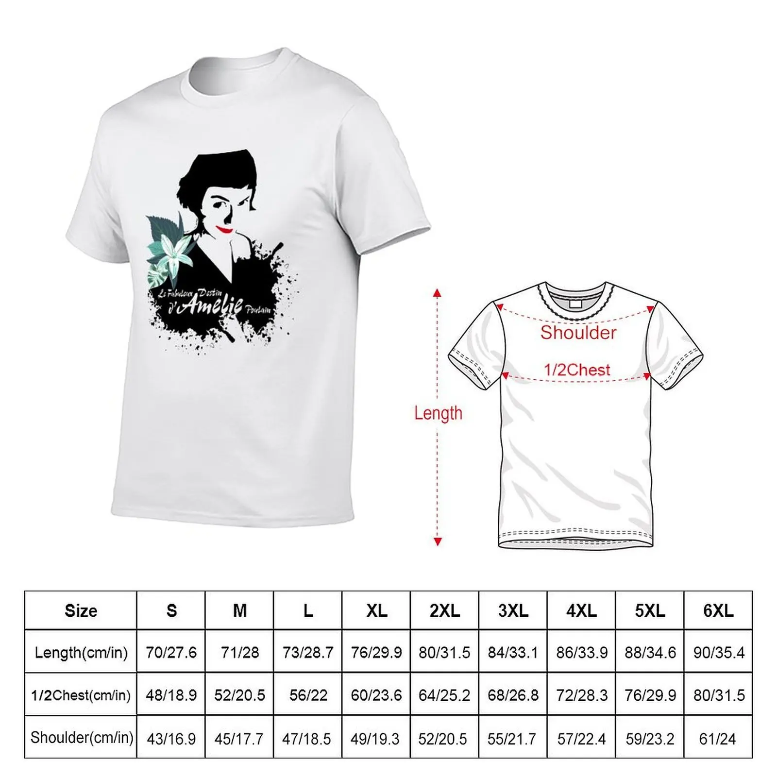 أميلي تي شيرت مطبوعة تي شيرت للرجال تي شيرت مصمم