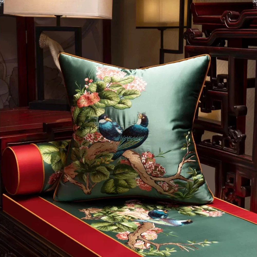 Taie d'oreiller luxueuse brodé - Pillow Insert 18X18 avis et prix