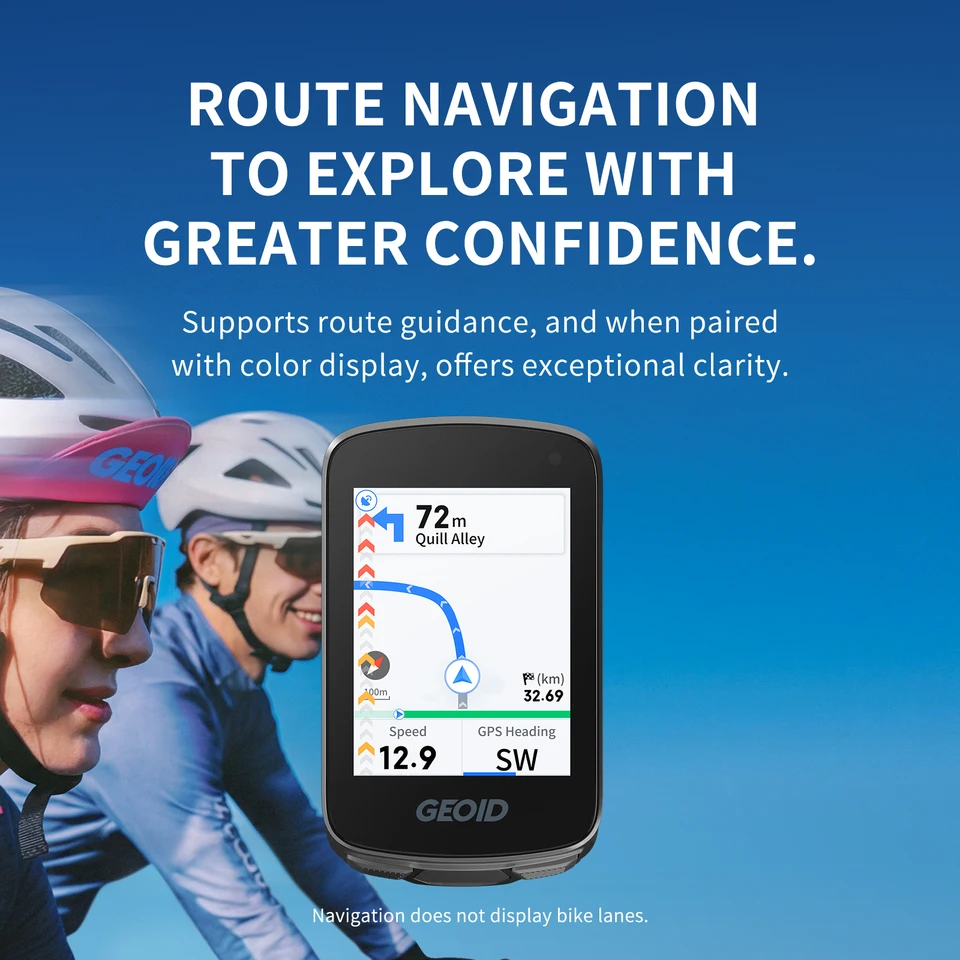 GEOID CC700 GPS バイクコンピュータ 2.8 インチカラースクリーン