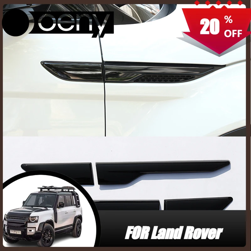 Fit For 4 Pcs Glossy Black Side Air Vent Outlet Cover Trim Land Rover Range Rover Evoque 2012-2017 Car Accessories