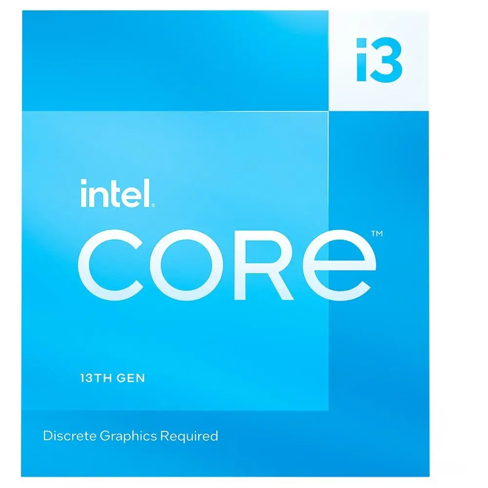 Intel Core i3 13100F 3.4GHz Processor (4.5GHz Turbo), 13th Generation, LGA 1700, BX8071513100F