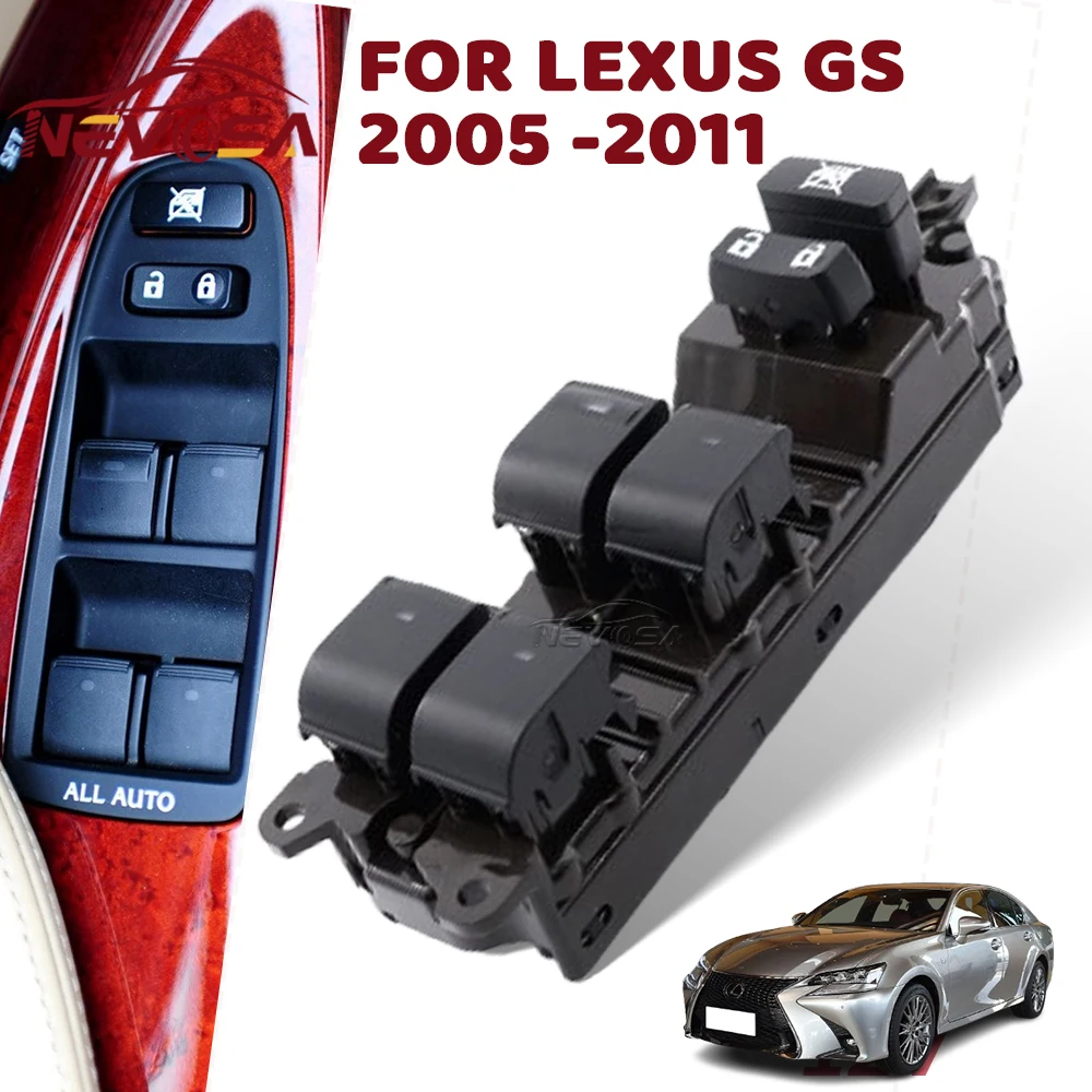 

For LEXUS GS GS350 GS300 GS430 GS450h 2005 2006 2007 2008 2009-2011 Driver Master Power Window Control Switch LH Front Left