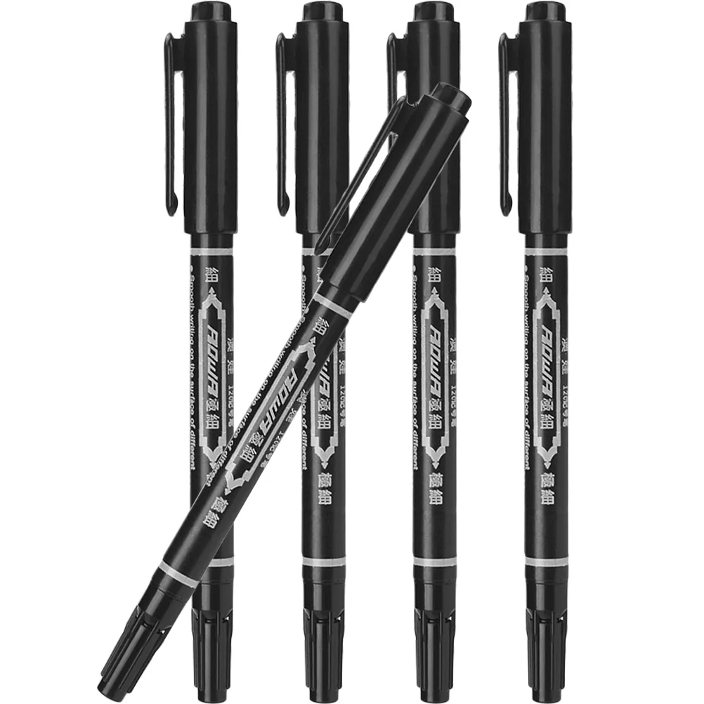 5 قطعة قلم تحديد الجلد النفط ماكياج موقف رسم الخرائط أداة الوشم الحاجب ماركر مقاوم للماء الوشم الشفاه رسم الخرائط القلم