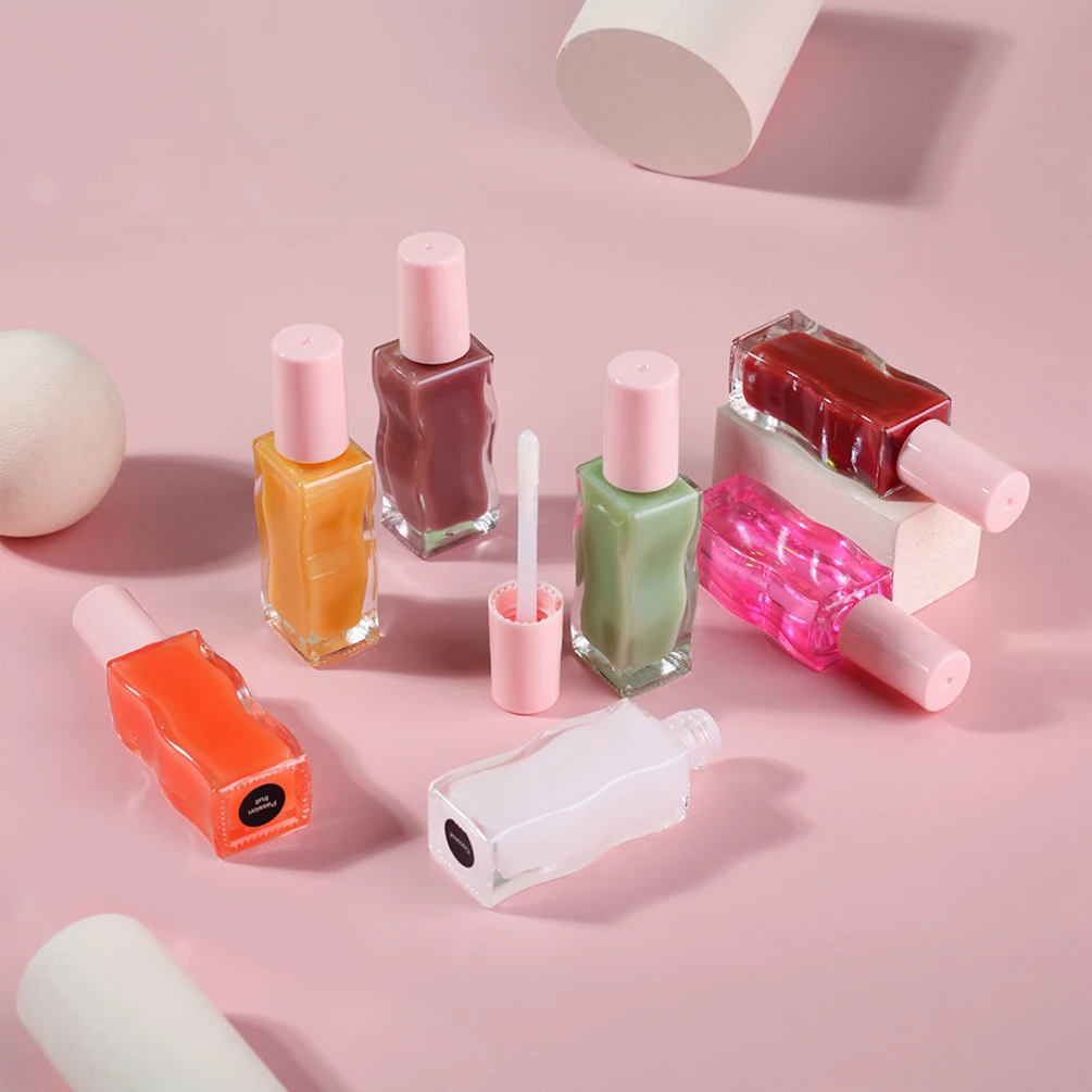 

Private Label Plumping Lip Oil Custom Logo Wave Pattern Moisture Temperature Change Lip Protection Waterproof Makeup Wholesale