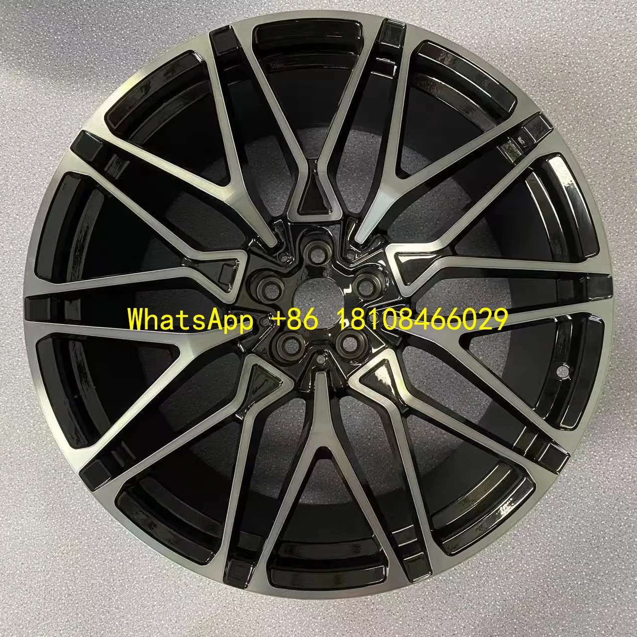 

21 Inch Black Polished Brushed Finish Forged Alloy Wheel Rims