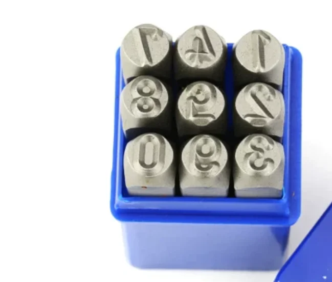 2mm 2.5mm 3mm Letter number Punch Set alloy steel metal letter punch stamping set 27pcs