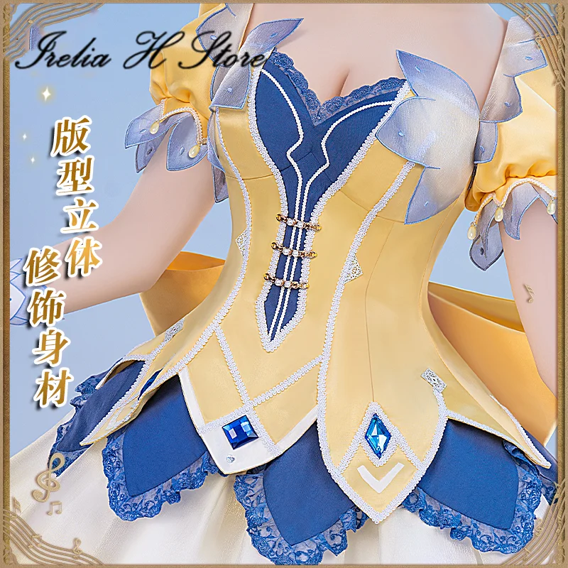 in stock Irelia H Anime DATE A LIVE Izayoi Mi ku Cosplay Costume Izayoi Mi ku Lovely Dress Female Halloween Costumes