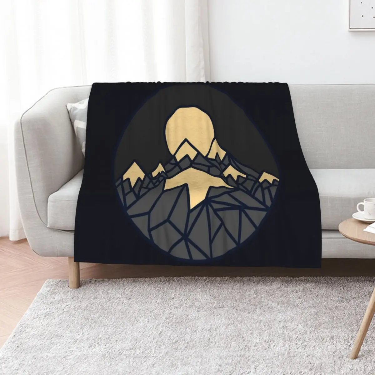 Mountains Throw Blanket Moving Picnic Softest Bed for babies Loose Blankets