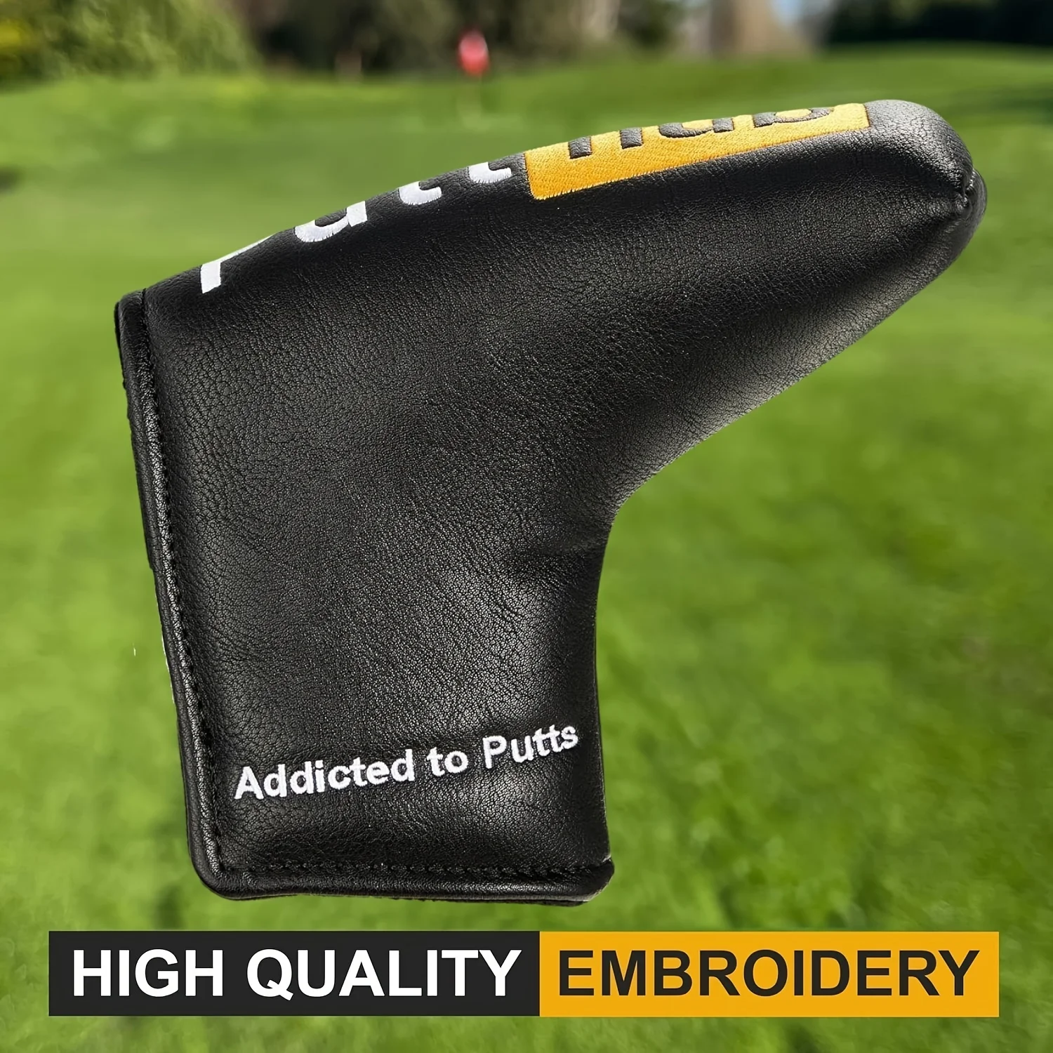 1pc PuttHub Mallet&Blade Style Push Rod Kit, Fun and Innovative Golf Gift, Durable and Stylish, Golf Club Protective Cover
