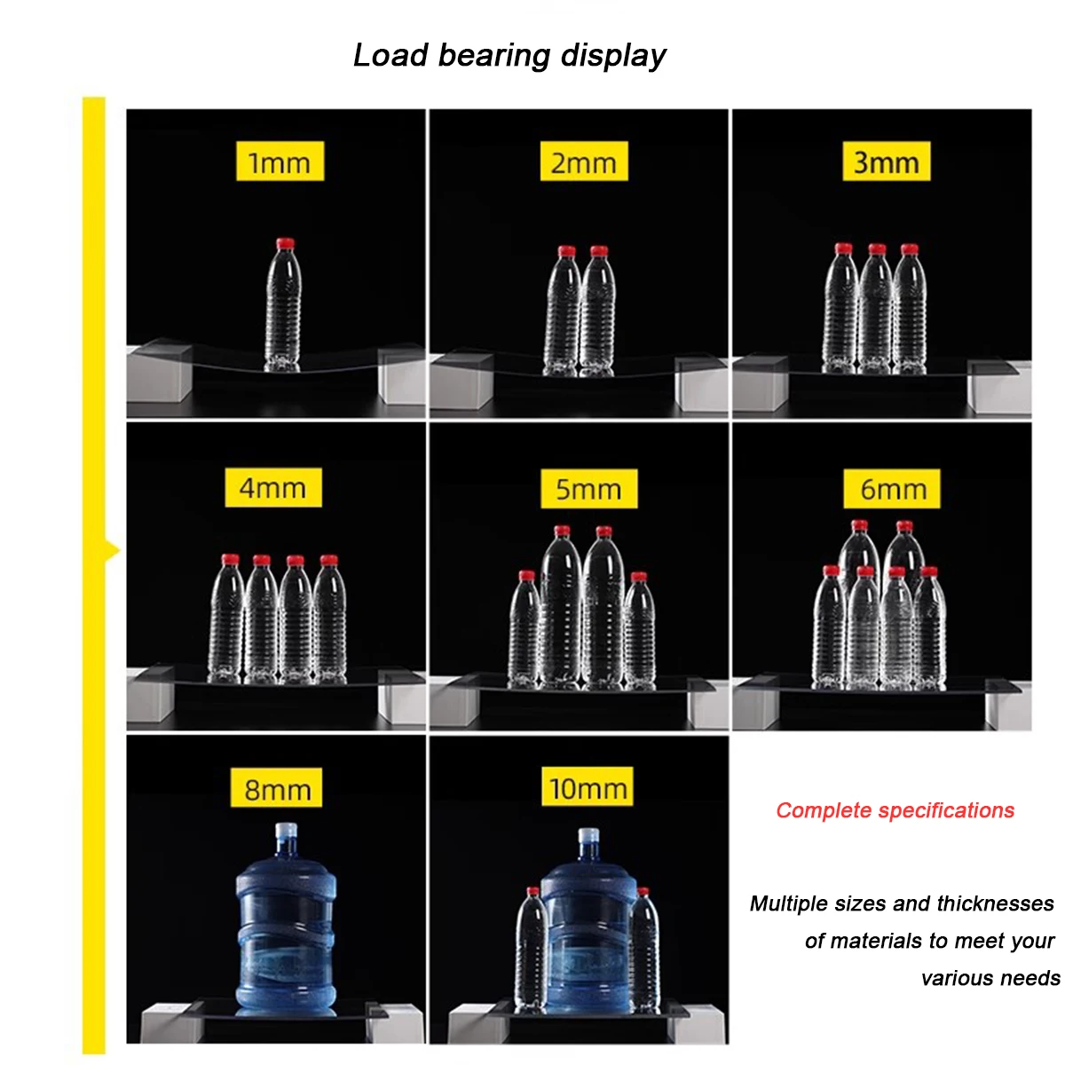 Pelat PVC Lembaran Plastik Transparan Tinggi Papan Keras Ketebalan 0.3 ~ 10Mm Bahan DIY 100X100 100X200 200X200 200X300 210x297mm