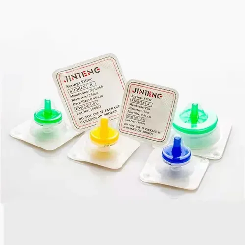 Imagen 2 del producto Filtro estéril tipo aguja, nailon, PES, PTFE, 13mm, 25mm, 33mm, 0.22um, 0.45um, membrana de miliporo, jeringa, lote de 10 unidades