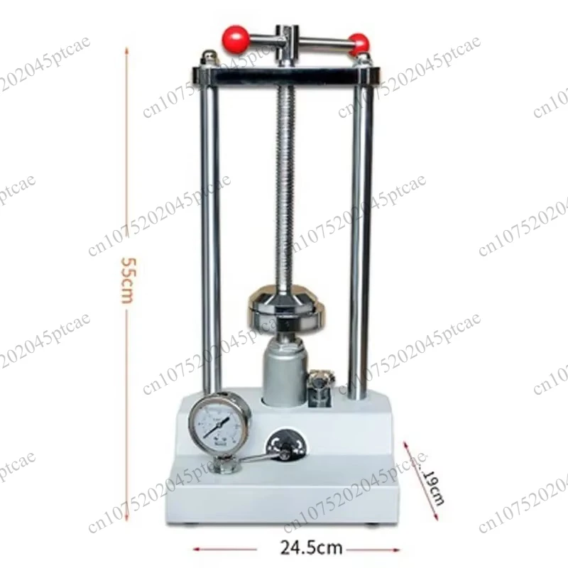 Practical hydraulic dental press for laboratory use - dental model pressure device