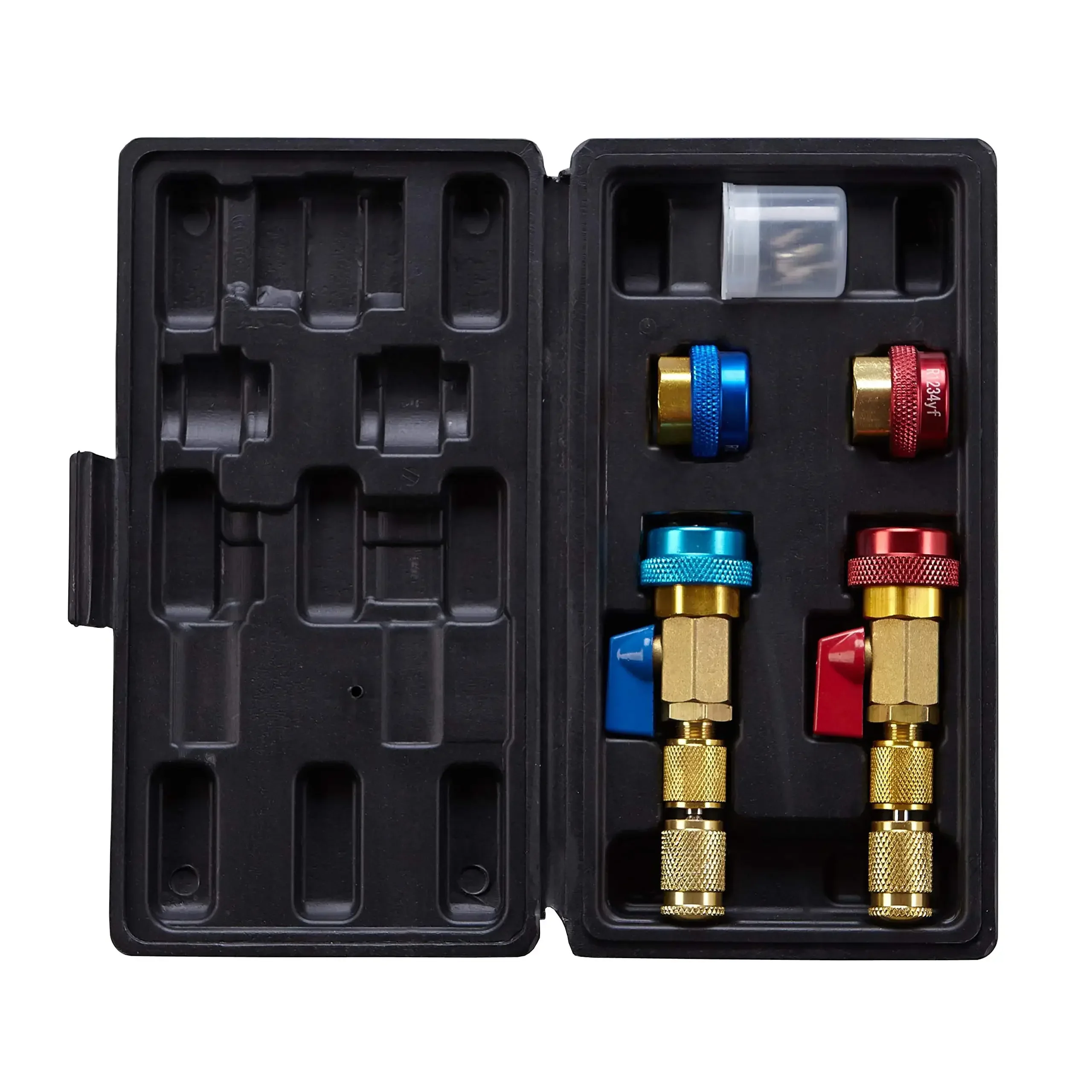 Automotive AC R134A R1234YF Valve Core Remover and Installer Tool Set, for Standard and JRA Valve Core Couplers