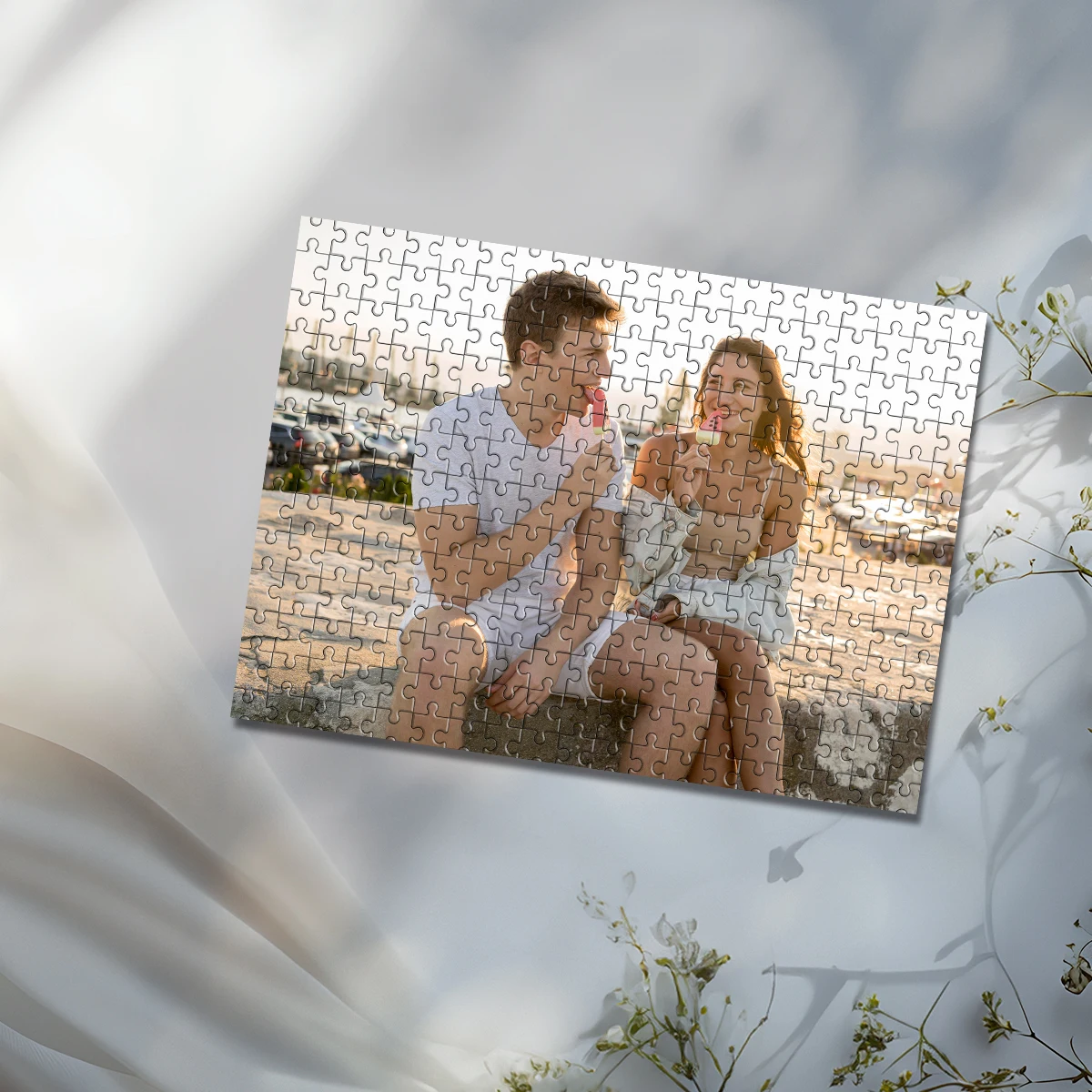35/300/500/1000pcs Personalized Custom Photo Puzzle couple photos Picture Gift Personalized Puzzle Family Photo Puzzle