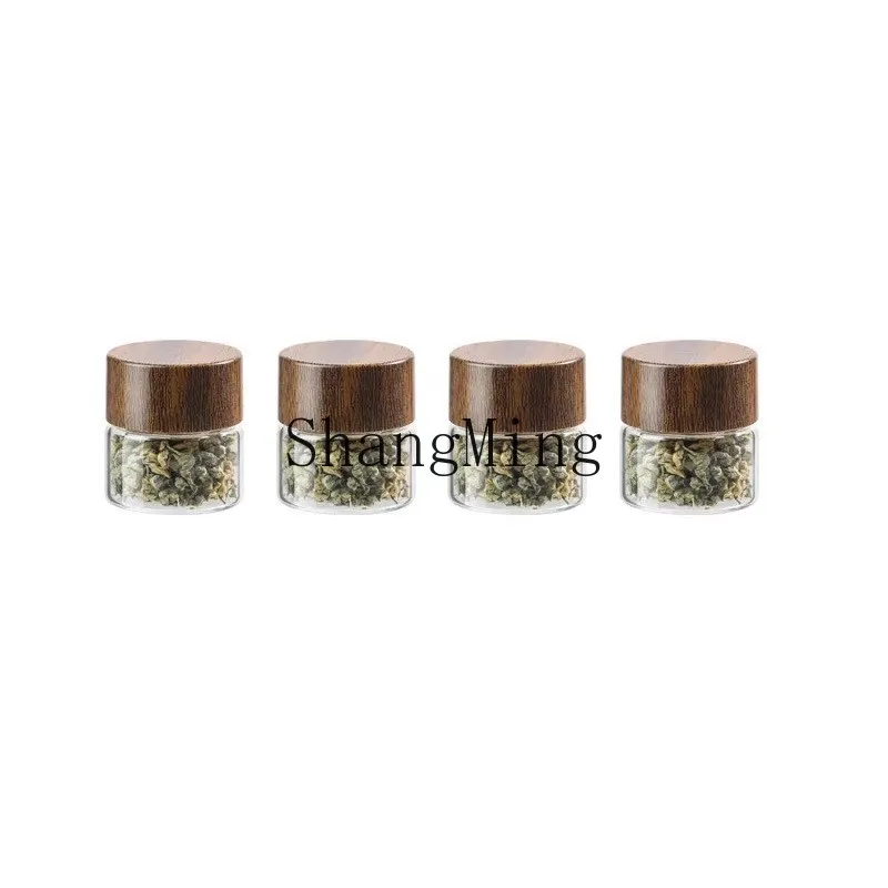 

DSA glass sealed jar food grade mini coffee powder sub-bottling portable storage tank storage household